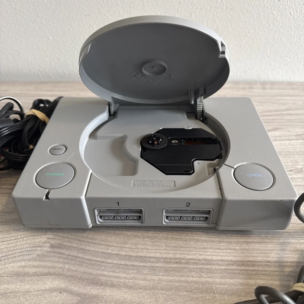 Sony PlayStation 1 SCPH-1002 Audiophile Console Bundle PS1 Lot Tested Working
